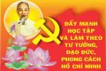 Đẩy mạnh học tập và làm theo tấm gương Bác Hồ, Bác Tôn năm 2025
