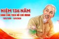 DÂNG HƯƠNG KỶ NIỆM 136 NĂM, NGÀY SINH NHẬT BÁC HỒ