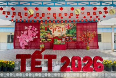 Trường Tiểu học Vĩnh Bình Bắc 1 tổ chức “Hội vui xuân” mừng Đảng mừng Xuân Bính Ngọ 2026