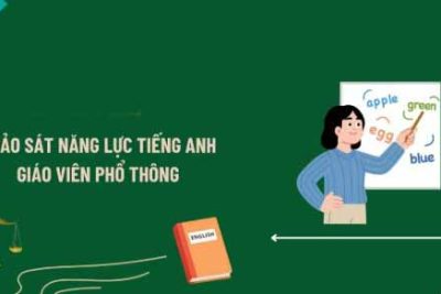 KHẢO SÁT NĂNG LỰC TIẾNG ANH GIÁO VIÊN