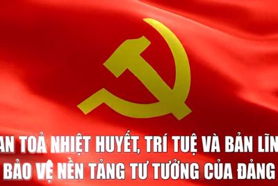 Bài dự thi: Bảo vệ nền tảng tư tưởng của Đảng, đấu tranh,  phản bác các quan điểm sai trái, thù địch trong tình hình mới