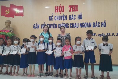 HỘI THI CHÚNG EM KỂ CHUYỆN BÁC HỒ GẮN VỚI TUYÊN DƯƠNG CHÁU NGOAN BÁC HỒ NĂM HỌC 2023-2024